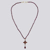 Garnet Necklace With Pendant - NECKLACE 24