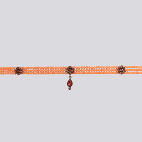 Beaded Choker Necklace - NECKLACE 27