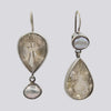 Rutilated Quartz and Pearl Earrings - EARRINGS 46
