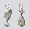 Rutilated Quartz and Pearl Earrings - EARRINGS 46