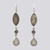 Green Moonstone Dangle Earrings - EARRINGS 50