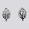 Grey Moonstone Clip On Earrings - EARRINGS 53