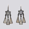 Agate Star Earrings With Dangles - EARRINGS 61