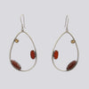 Jasper Carnelian and Citrine Dangle Earrings - EARRINGS 68