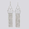 Abstract Shape with Chain Dangle Earrings - EARRINGS 69
