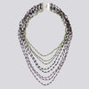 Multi Strand Rosary Necklace - NECKLACE 34
