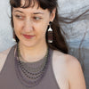 Multi Strand Rosary Necklace - NECKLACE 34