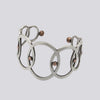 Sterling Silver and Copper Link Cuff- BRACELET 14