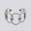 Sterling Silver and Copper Link Cuff- BRACELET 14