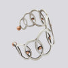 Sterling Silver and Copper Link Cuff- BRACELET 14