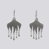Sterling Silver Fire Fringe Drop Earrings - EARRINGS 72