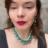 Knotted Amazonite Necklace - KNTAM-2