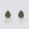 Sterling Silver Teardrop Fringe Earrings - EARRINGS 86