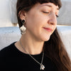 Sterling Silver Fire Fringe Drop Earrings - EARRINGS 72
