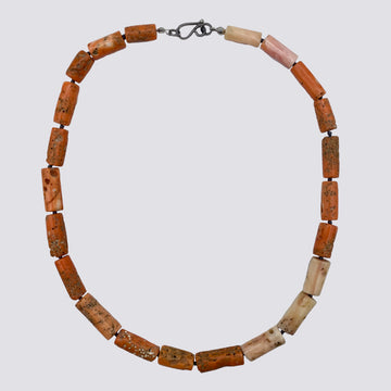Knotted Vintage Coral Necklace - KNTCRL-1