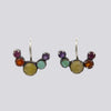 Graduating Rainbow Multi-Stone Earrings - EARRINGS 101