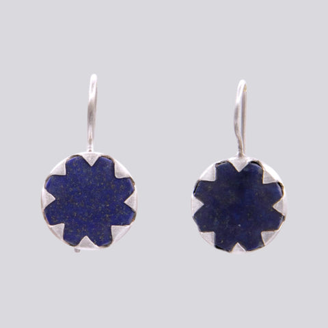 Round Stone Drop Earrings - EARRINGS 110