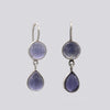 Round Cabochon and Teardrop Earrings- EARRINGS 120