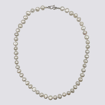 Knotted Potato Pearl Necklace - KNTPRL-10