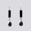 Rectangle and Teardrop Stone Earrings- EARRINGS 130