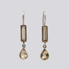 Rectangle and Teardrop Stone Earrings- EARRINGS 130