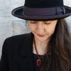 Claw-Set Carnelian Pendant Necklace- NECKLACE 57
