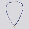 Knotted Lapis Necklace - NECKLACE 82