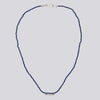 Knotted Lapis Necklace - NECKLACE 81