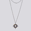 Long Lapis And Yellow Jade Necklace - NECKLACE 88