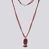 Beaded Jasper Necklace with Jasper Pendant - NECKLACE 94
