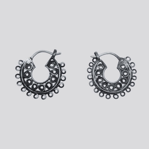 Small Filigree Hoops - EARRINGS 135