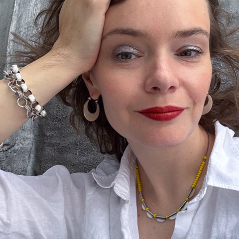 Antique African Bead Necklace - 160