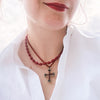 Knotted Coral Necklace - KNTCRL-4