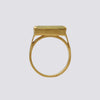 Faceted Baguette Stone Ring in Gold Plate - RJ404B