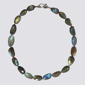 Knotted Labradorite Necklace - KNTLAB