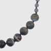 Knotted Botswana Agate and Grey Agate Necklace - KNTBAGA-1