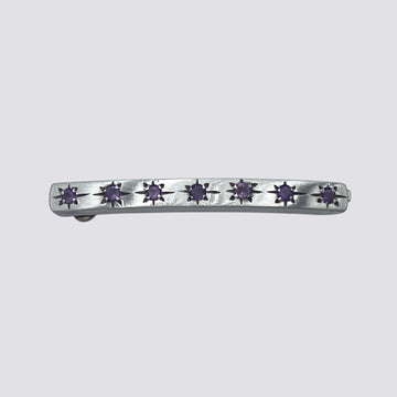 Barrette with Star Set Stones - HC9