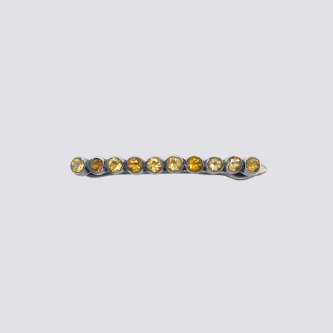 Barrette with Faceted Stones - HC23