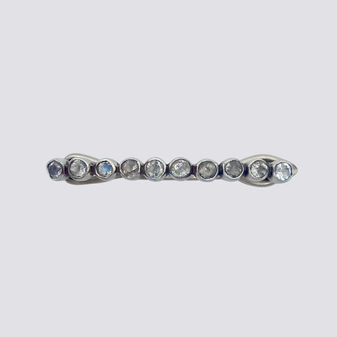 Barrette with Faceted Stones - HC23