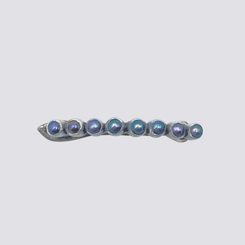 Barrette with Faceted Stones - HC23