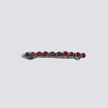 Barrette with Faceted Stones - HC23