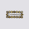 Barrette with Faceted Stones - HC13