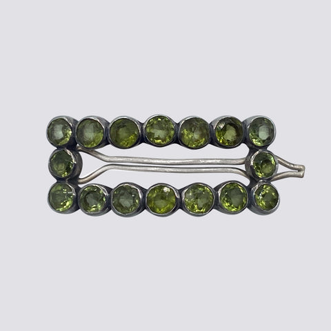 Barrette with Faceted Stones - HC13