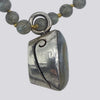 Knotted Labradorite And Eye Agate Necklace