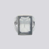 Faceted Green Moonstone Ring - Size 7 - RING 179