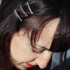 Barrette with Faceted Stones - HC23