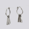 Triple Tapered Drop Hoop Earrings- EARRINGS 106