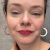Hoop Earrings With Brass And Copper Inlay - EARRINGS 71