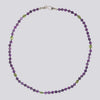 Knotted Amethyst and Peridot Necklace - KNT22
