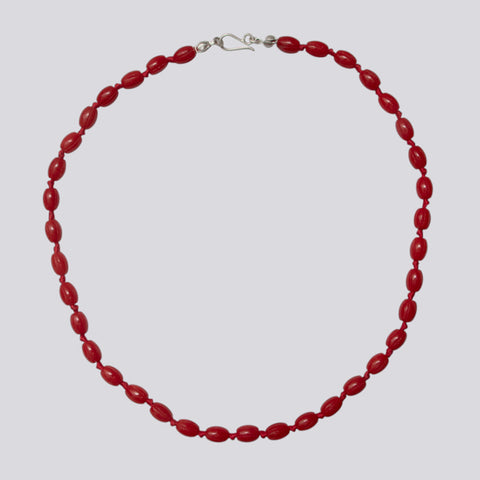 Knotted Coral Necklace - KNTCRL-4